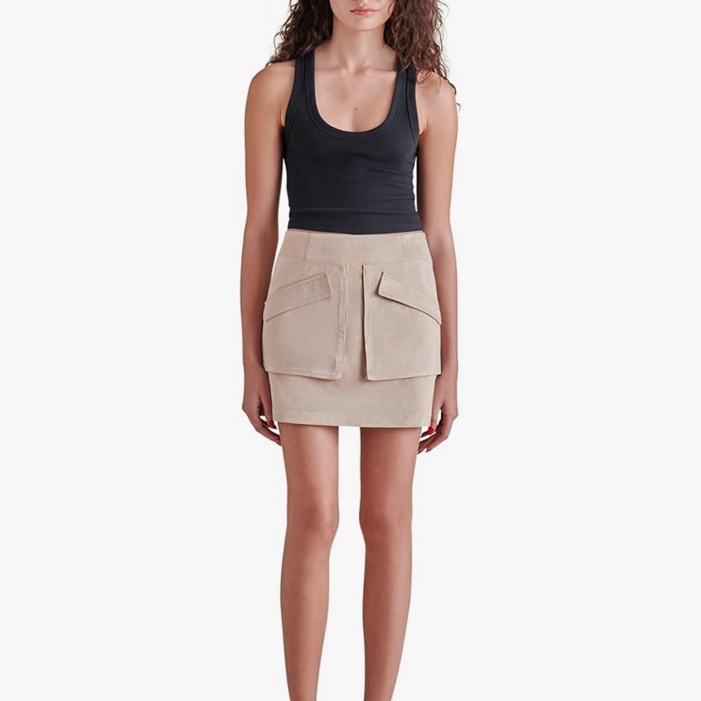 Steve Madden Cardona skirt oatmeal color size 0,2,4
